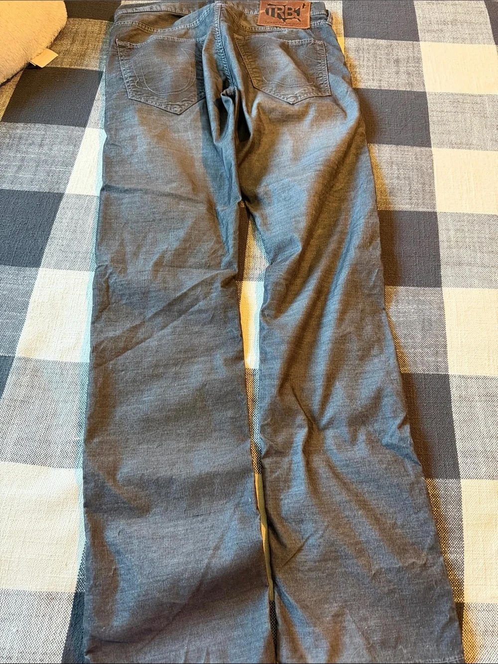 True Religion Men's Relaxed Jeans in Gray